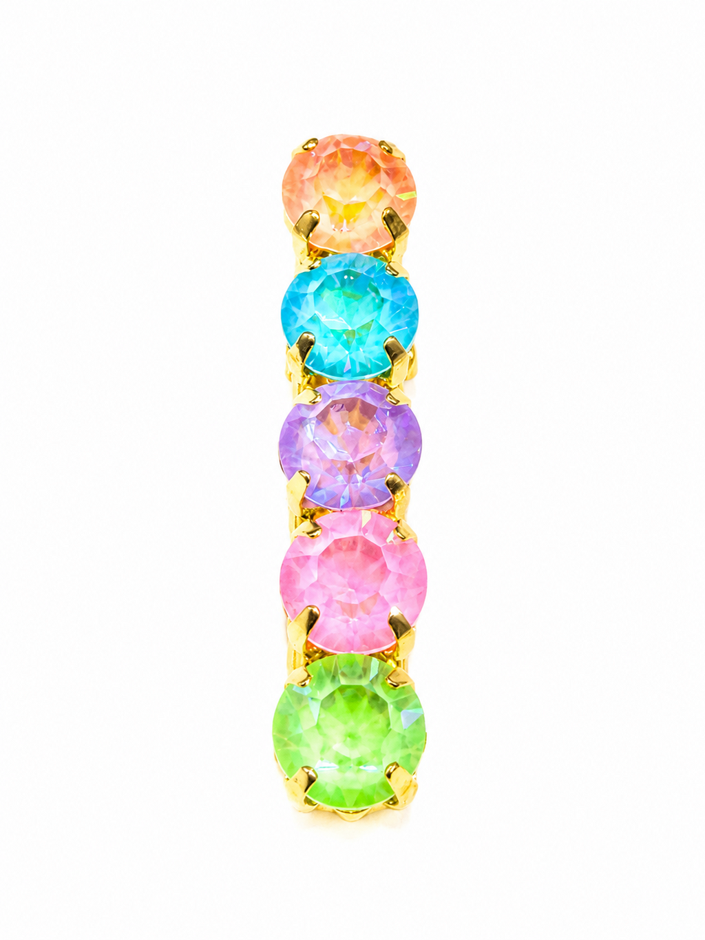 Five-Color Hearts & Arrows CZ Hair Clip