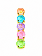 Five-Color Hearts & Arrows CZ Hair Clip