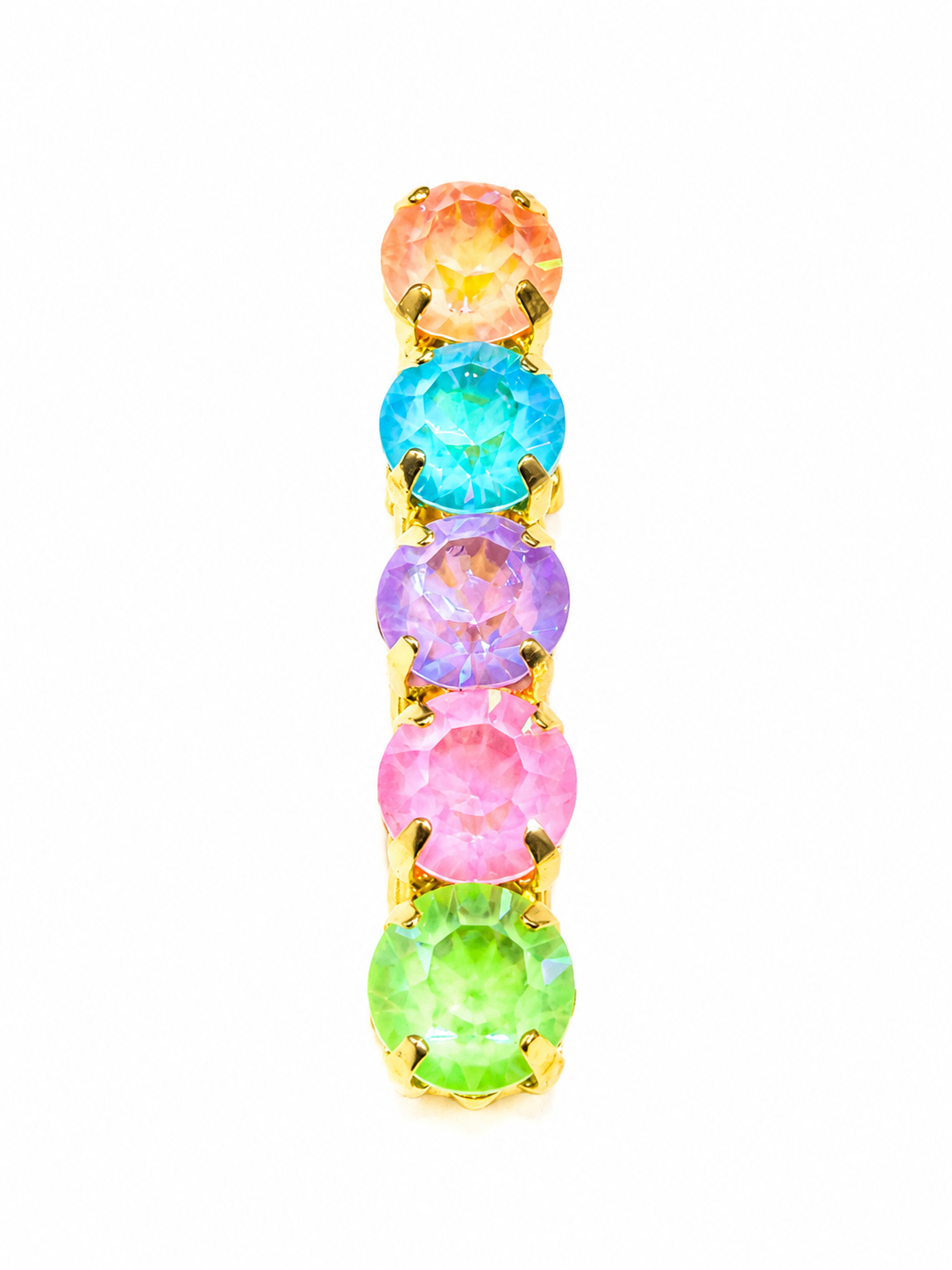 Five-Color Hearts & Arrows CZ Hair Clip