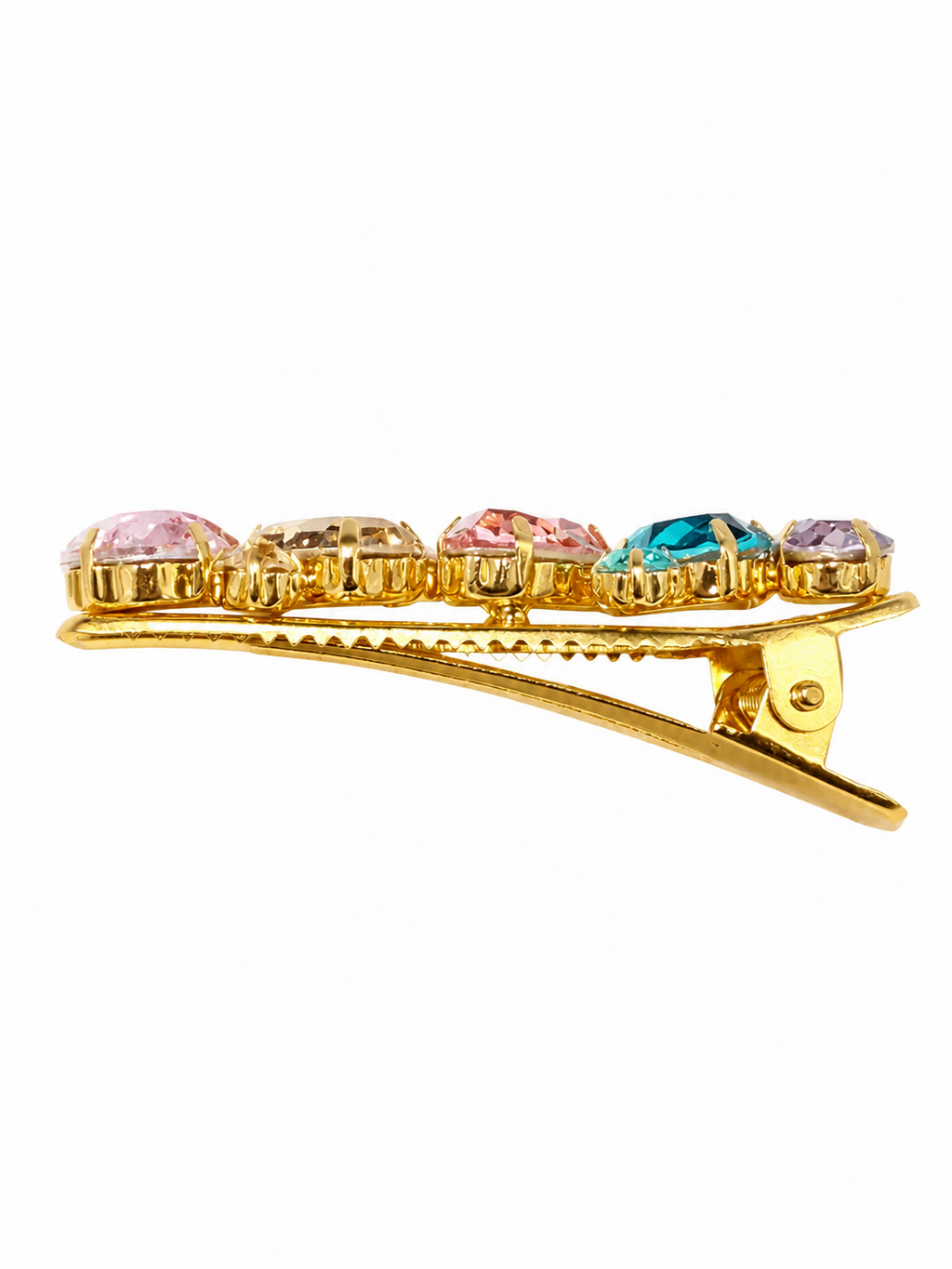Rainbow Gem Hair Clip