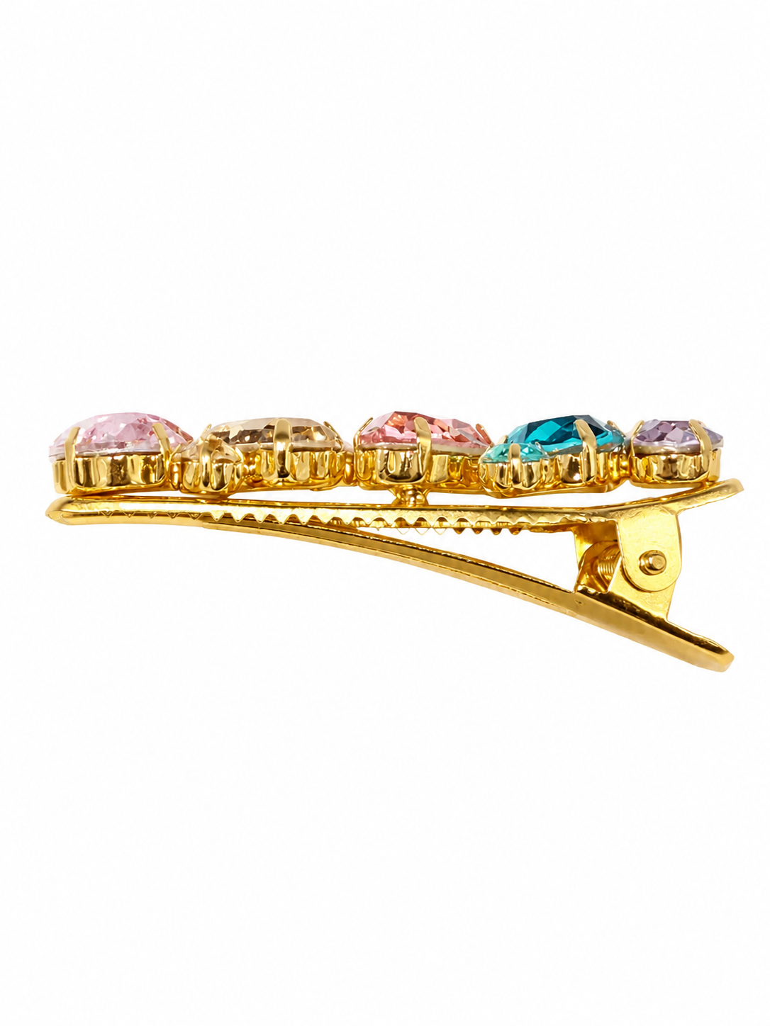 Rainbow Gem Hair Clip