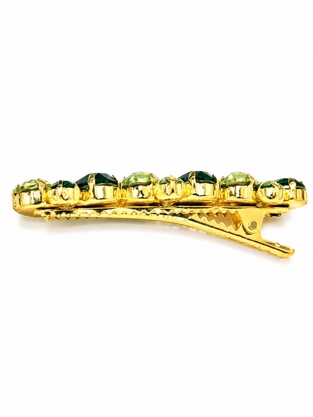 Emerald Bloom Hair Clip