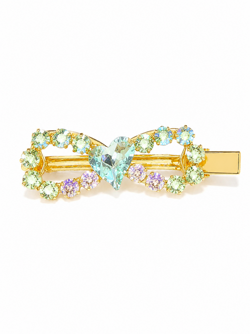Crystal Bow Hair Clip