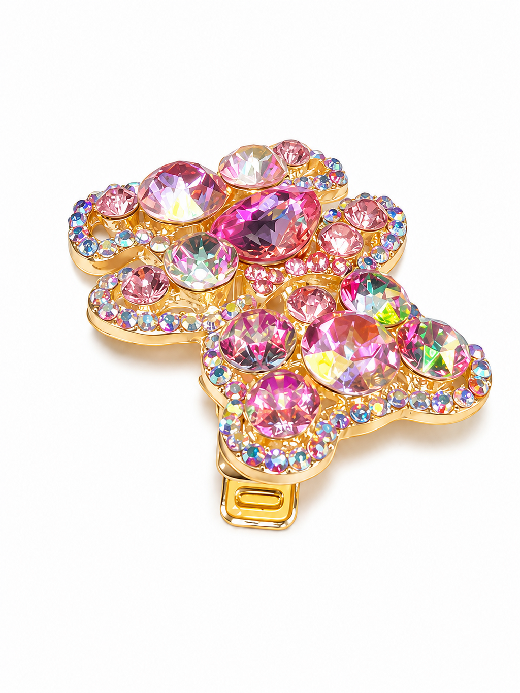 Dreamy Teddy Crystal Hair Clip