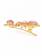 Pink Puppy Crystal Hair Clip