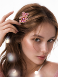 Dreamy Teddy Crystal Hair Clip