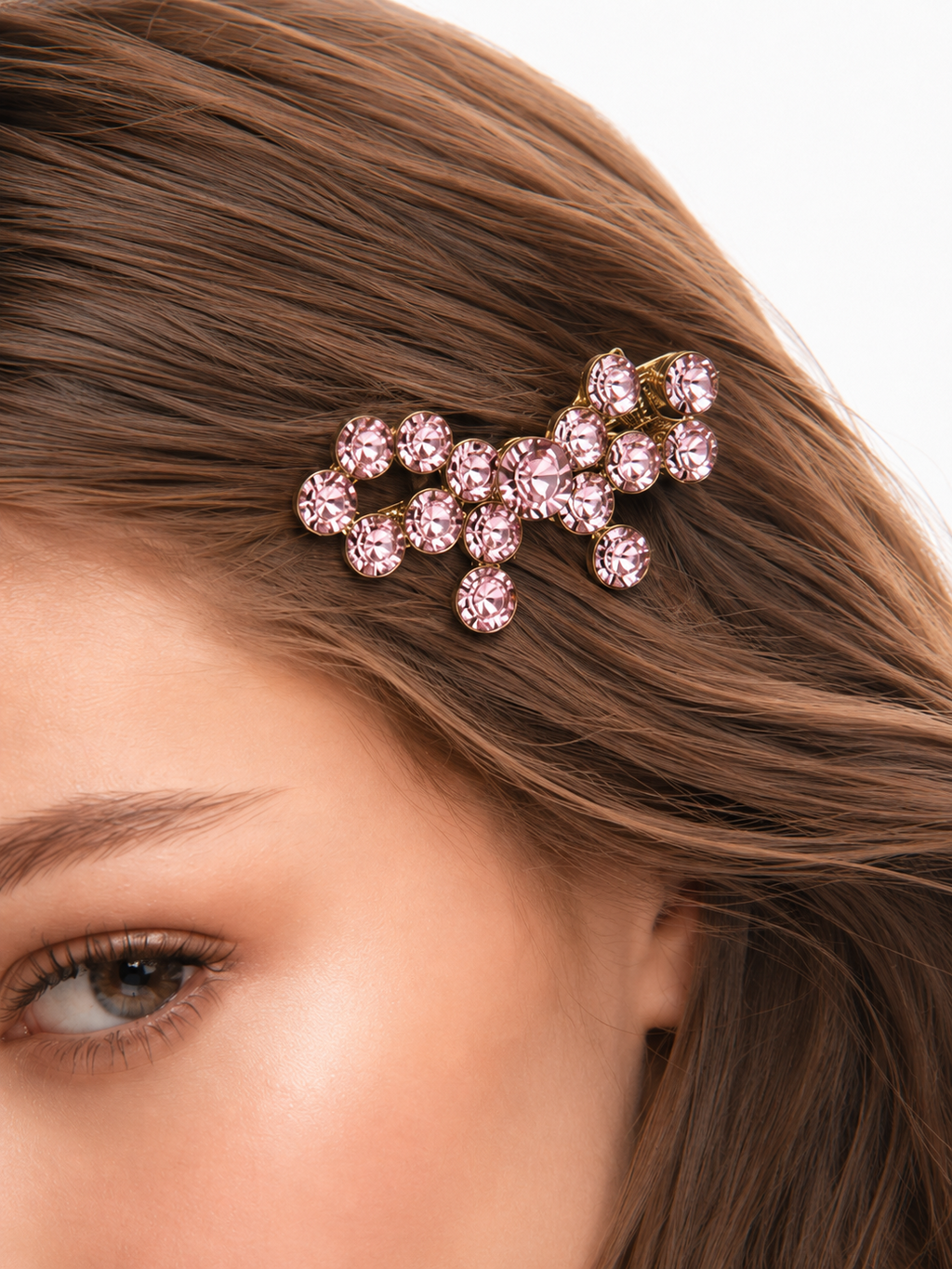 Bubble Blush Butterfly Clip