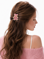 Dreamy Teddy Crystal Hair Clip