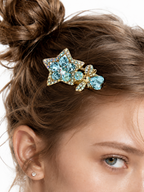 Ocean Star Crystal Hair Clip