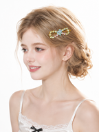 Crystal Bow Hair Clip