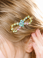 Crystal Bow Hair Clip