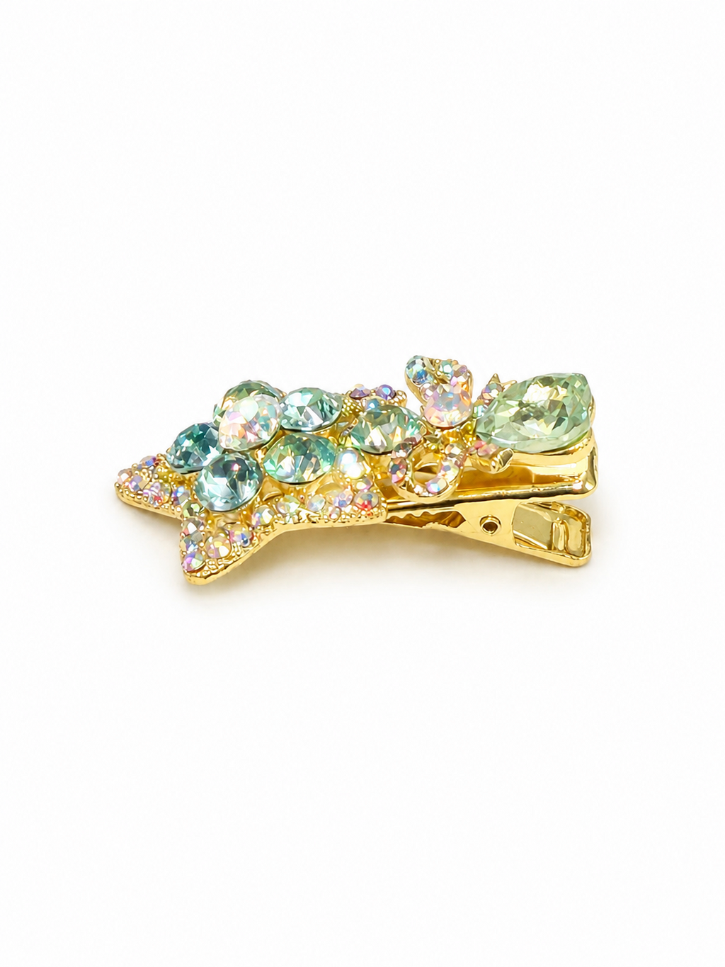 Ocean Star Crystal Hair Clip