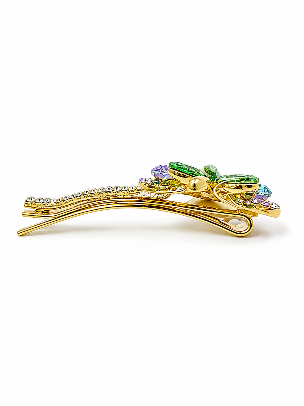 Rainbow Berry Crystal Hair Clip