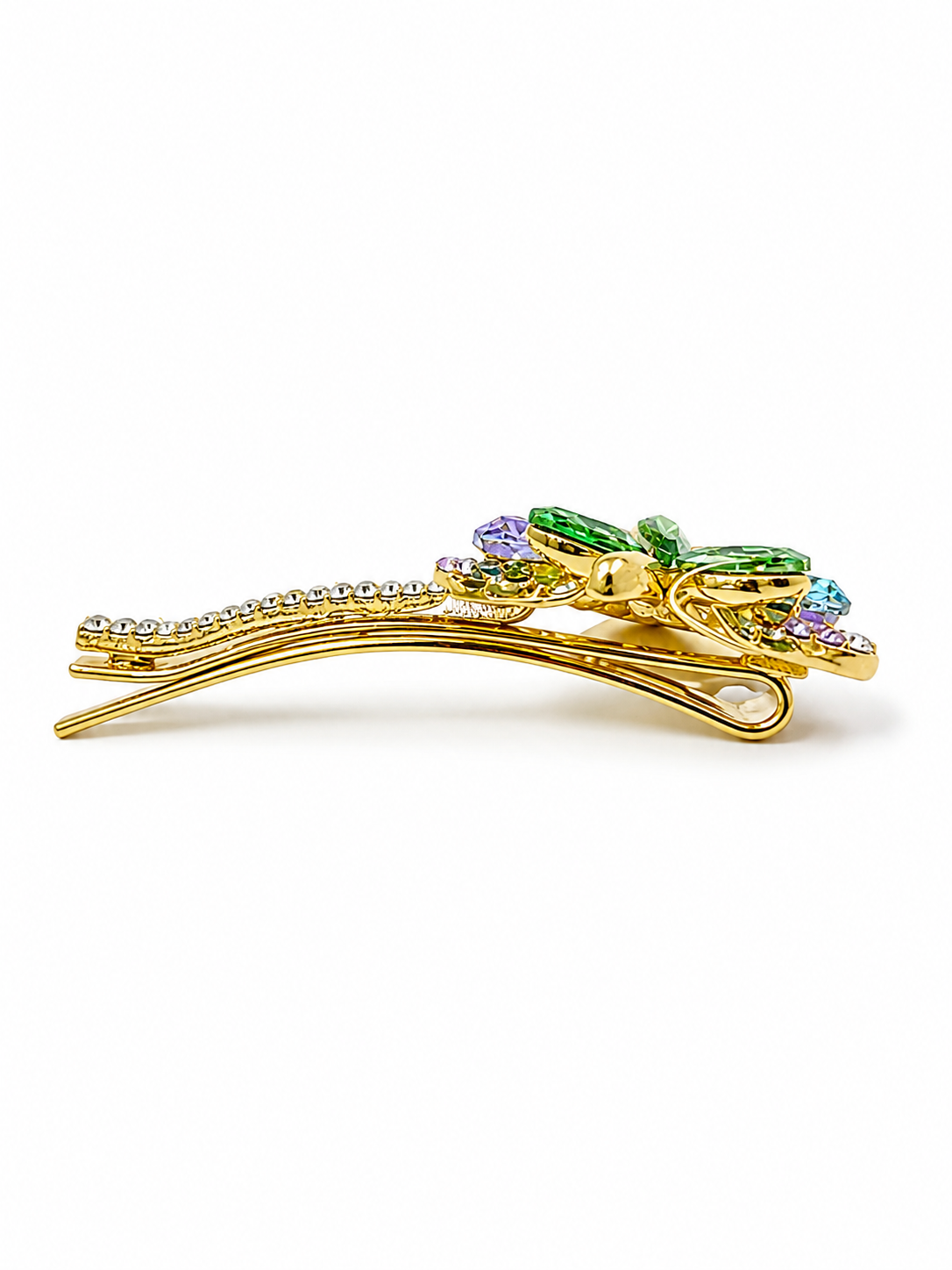 Rainbow Berry Crystal Hair Clip