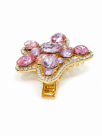 Blush Starfish Rhinestone Hair Clip