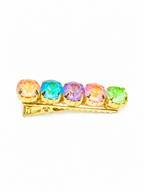 Five-Color Hearts & Arrows CZ Hair Clip