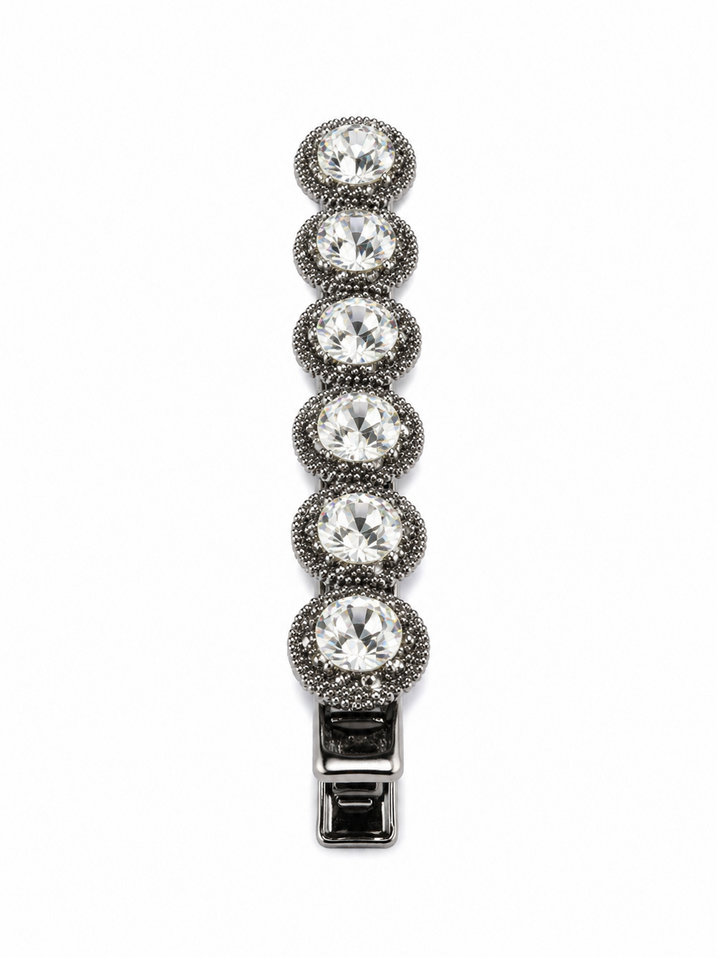 Black Shimmer Star Hair Clip